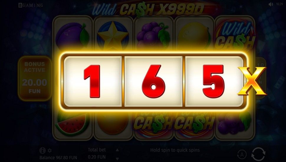 Wild Cash x9990 Slot - Bonus Game