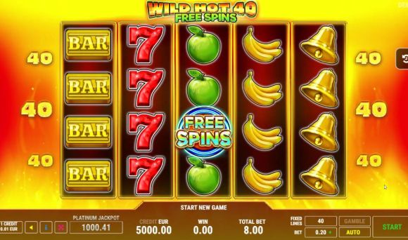 Wild Hot 40 Free Spins