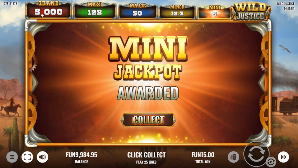 Wild Justice slot jackpot