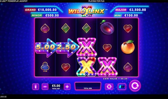 Wild LinX PowerPlay Jackpot