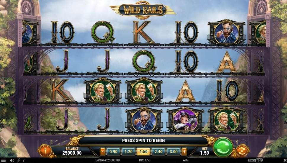 Wild Rails slot mobile