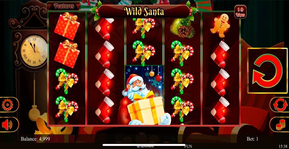 Wild Santa slot mobile