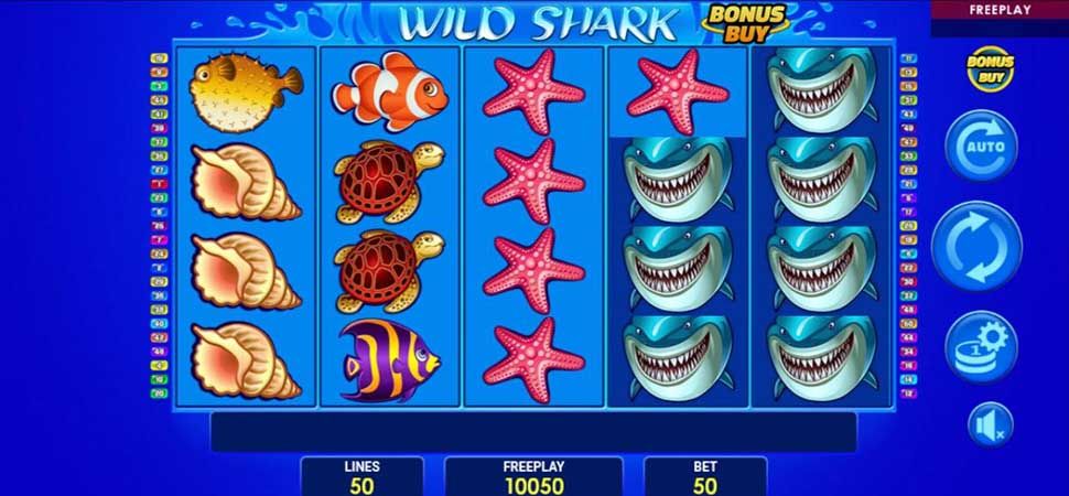Wild Shark Bonus Buy slot mobile