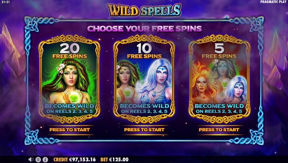 Wild Spells Slot - Free Spins
