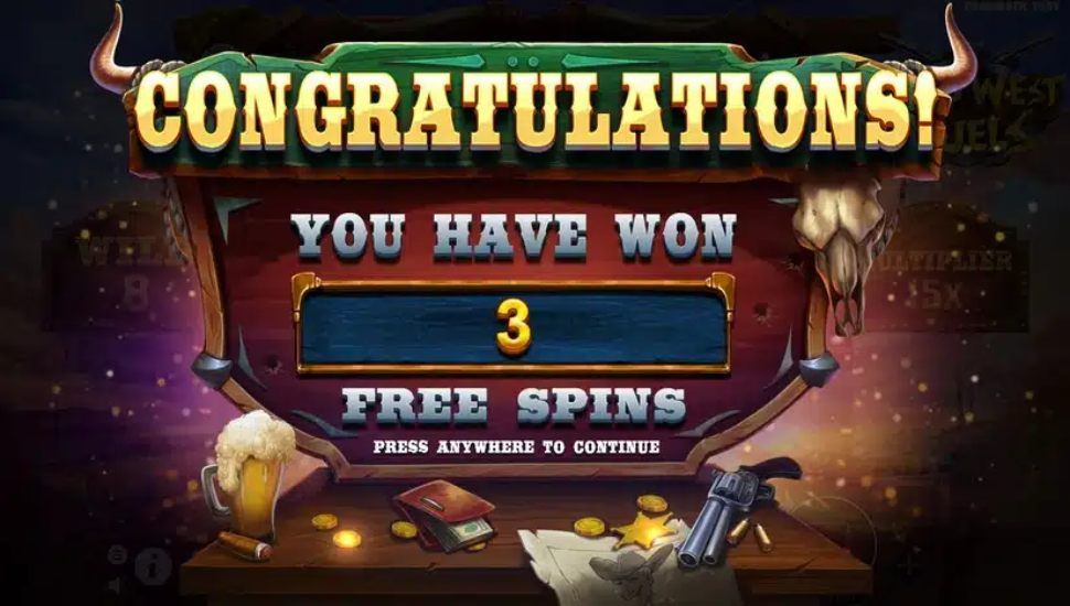 Wild West Duels slot - feature