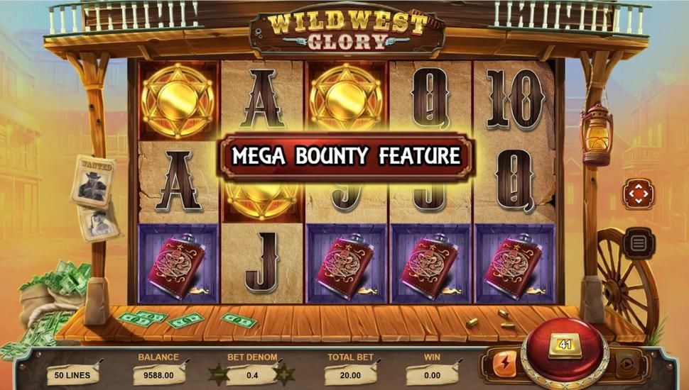 Wild West Glory slot Mega Bounty Feature