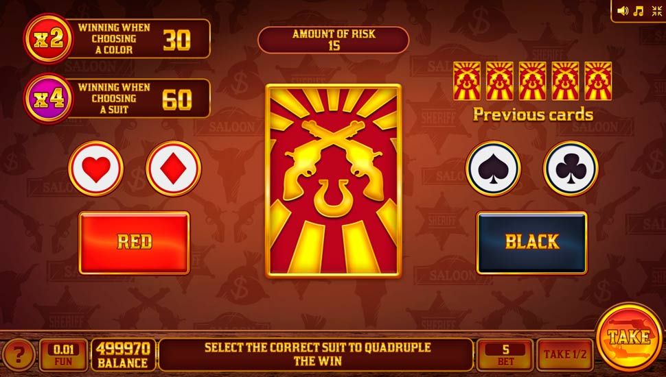 Wild West Wins slot Gamble Game