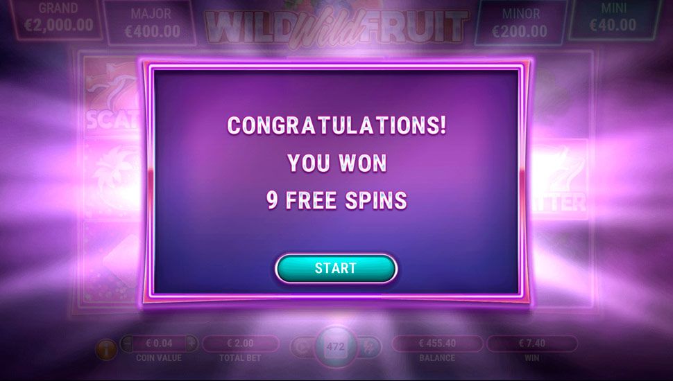Wild wild fruit slot - Free Spins
