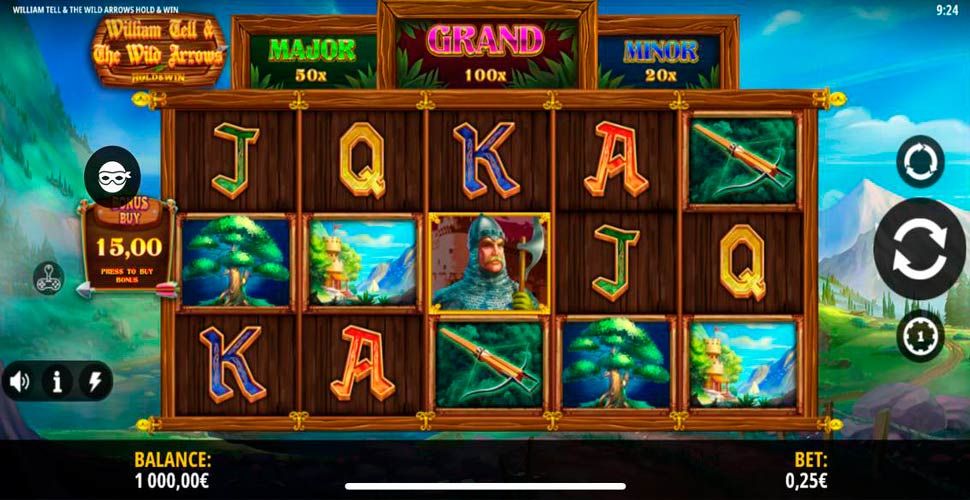 William Tell & The Wild Arrows slot mobile