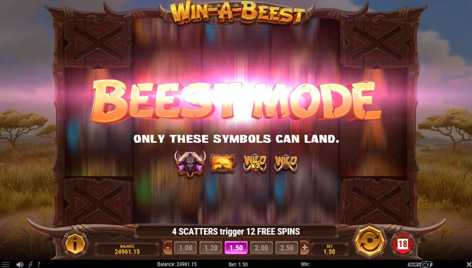Win a Beests slot - feature