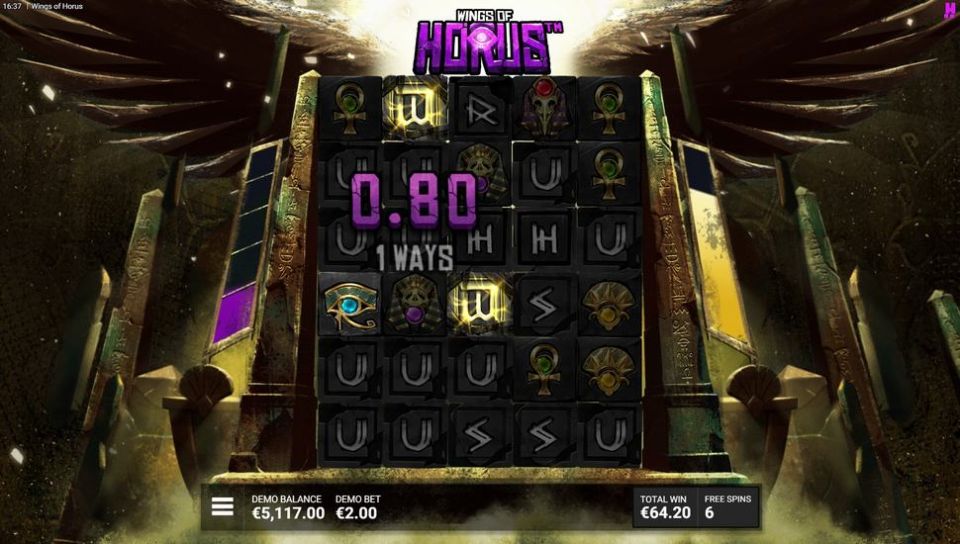 Wings of Horus Slot Wild Symbol