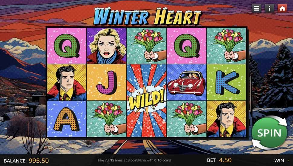 Winter Heart slot gameplay