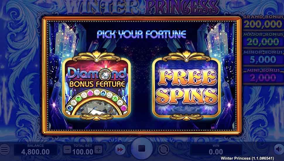 Winter Princess slot Pick Your Fortune Bonus