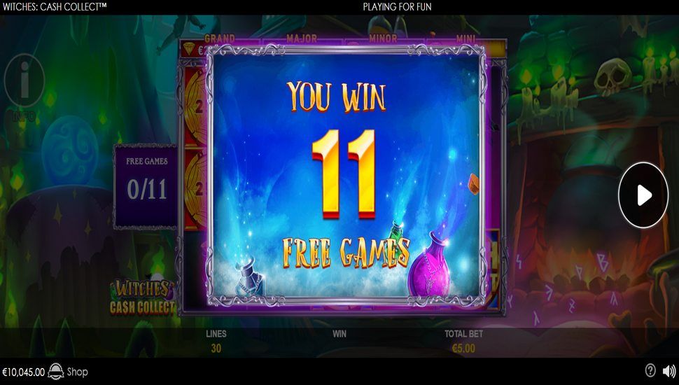 Witches Cash Collect Slot - Free Spins