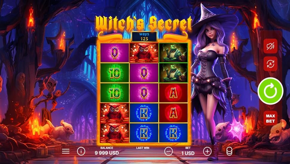 Witch's Secret slot gameplay