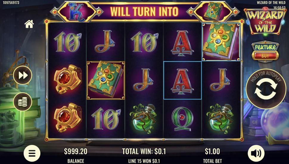 Wizard of the Wild slot mobile