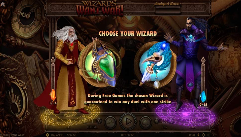 Wizards want war slot Free Games