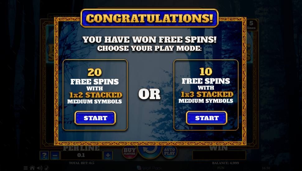 Wolf Fang Winter Storm Slot - Free Spins