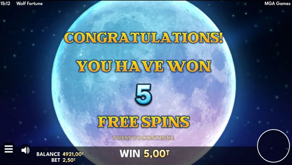 Wolf Fortune free spins