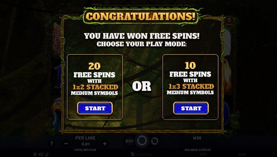 Wolf Pack: Wolf Fang Deep Forest Slot - Free Spins