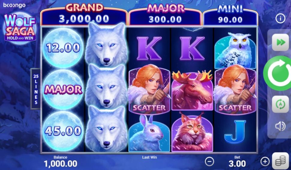 Wolf Saga Hold and Win