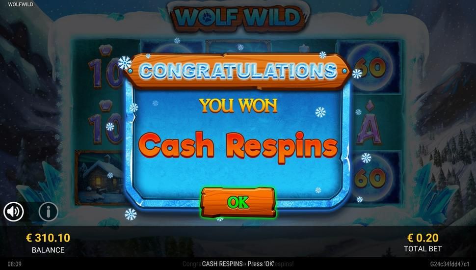 Wolf Wild Slot - Cash Respins