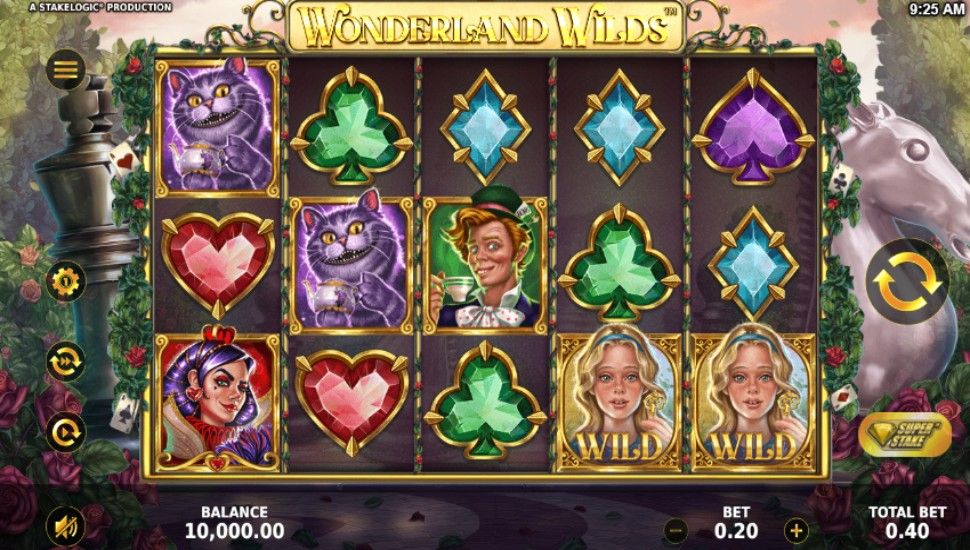 Wonderland Wilds slot by Stakelogic