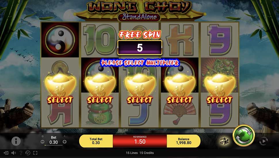 Wong Choy slot free spins