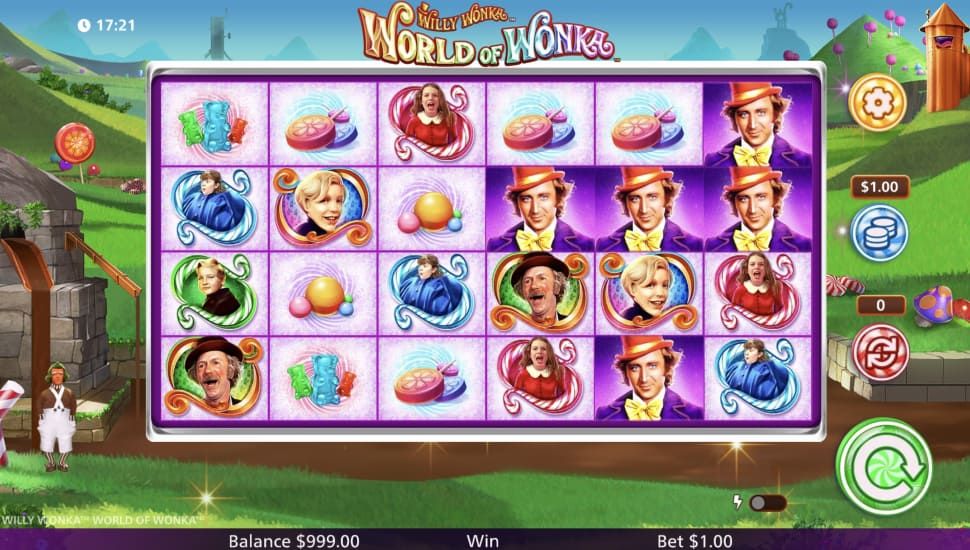 World of Wonka slot gameplay