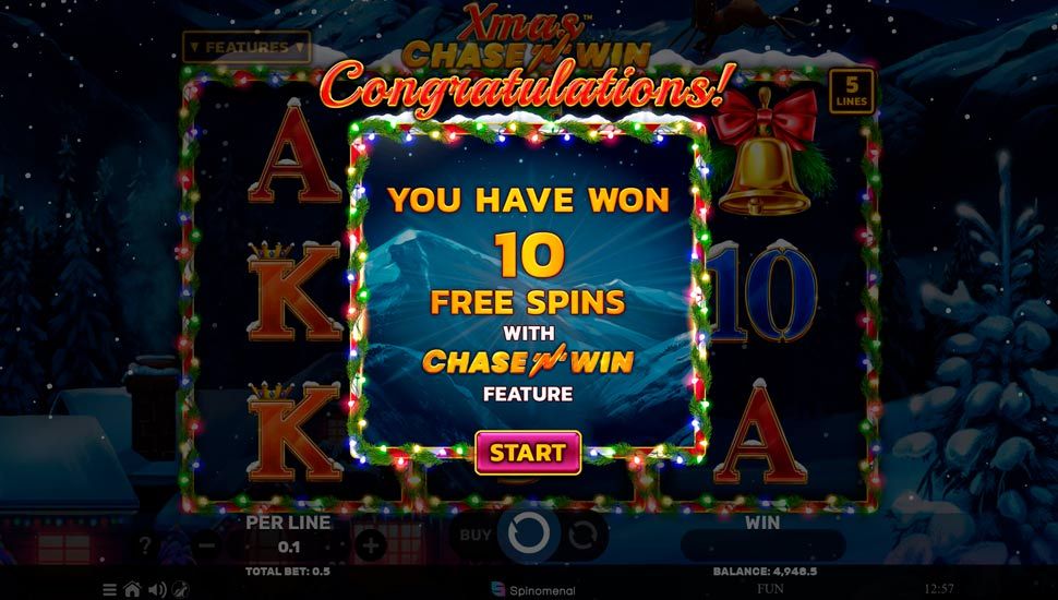 Xmas Chase ‘N’ Win slot Free Spins