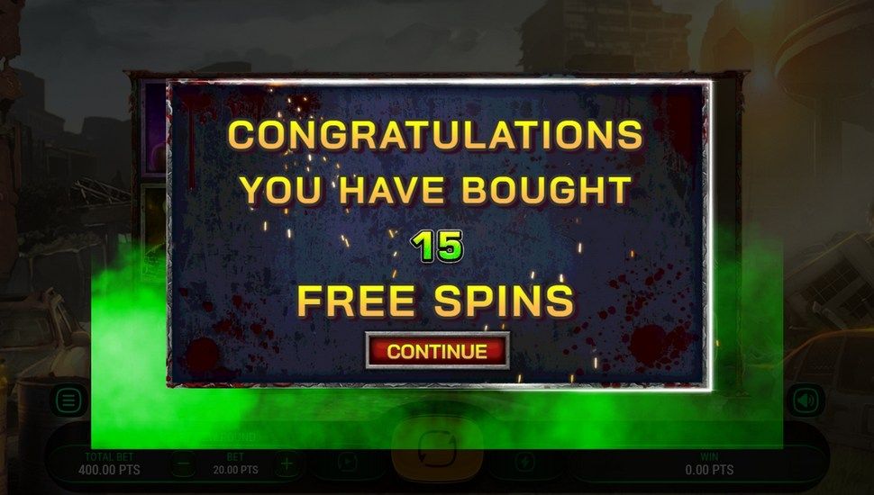 Zombie Apocalypse slot Free spins