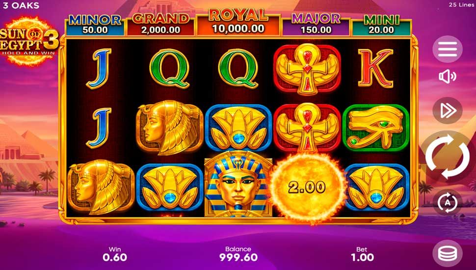 Sun of Egypt 3 slot