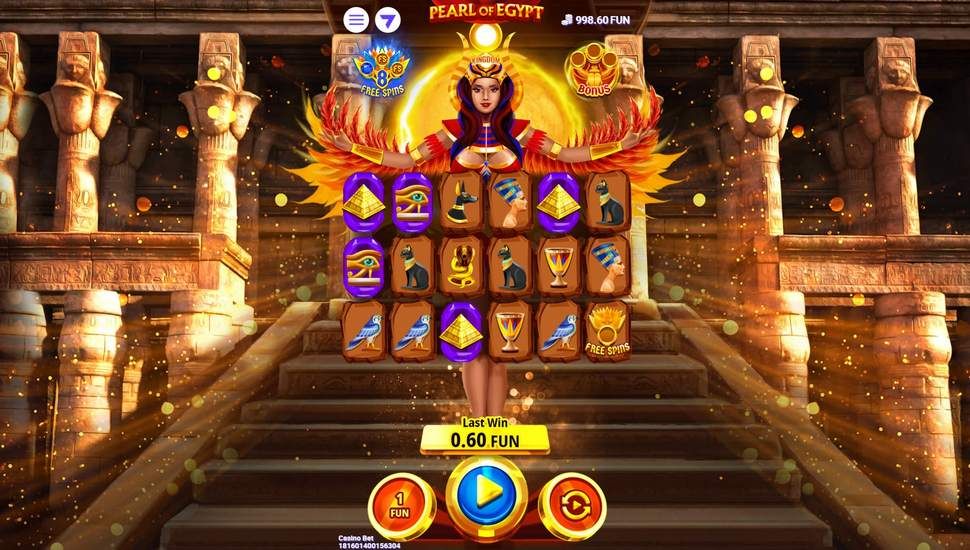 Pearl of Egypt Kingdom slot gameplay