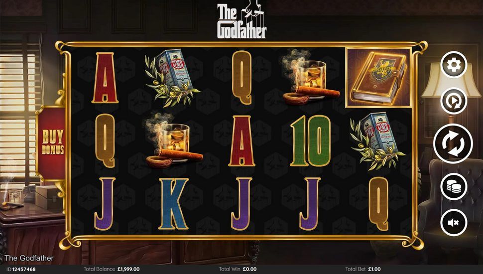 The Godfather slot gameplay