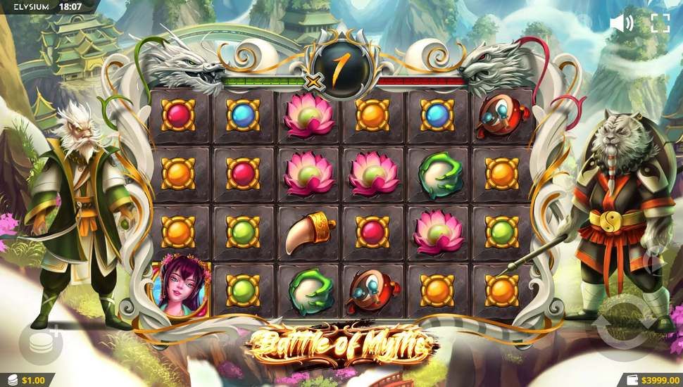 Battle of Myths slot gameplay
