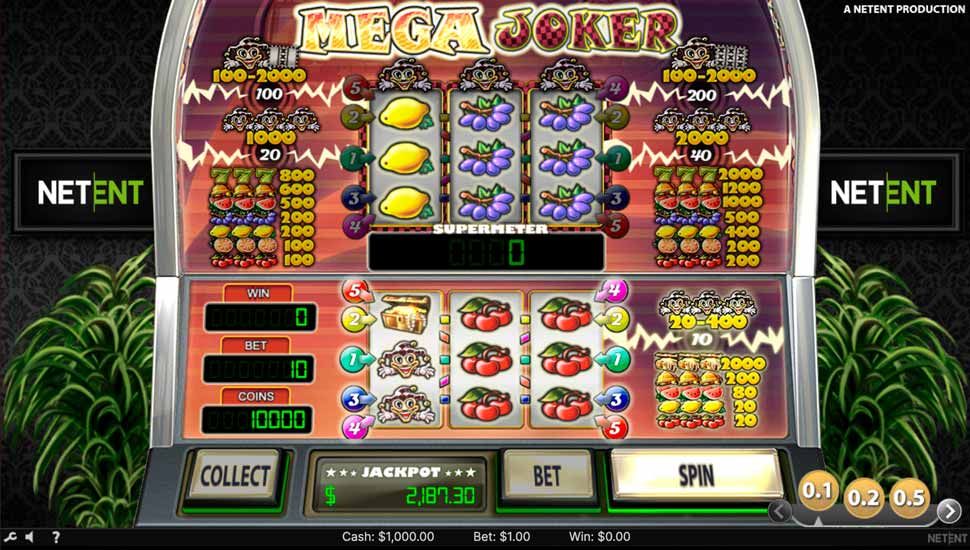 Mega Joker slot gameplay