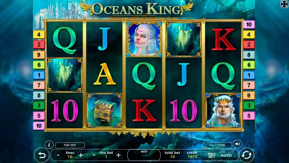 Oceans King slot gameplay