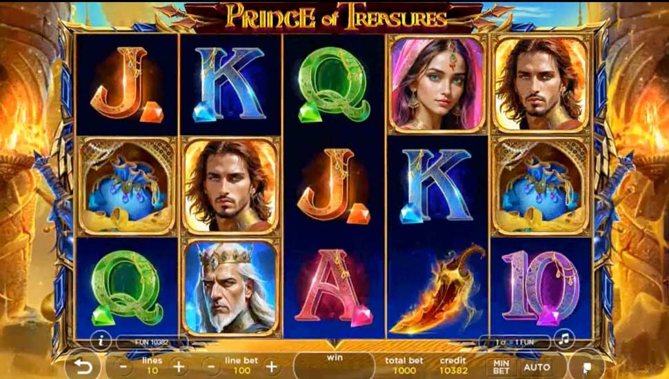 Prince of Treasures slot gameplay