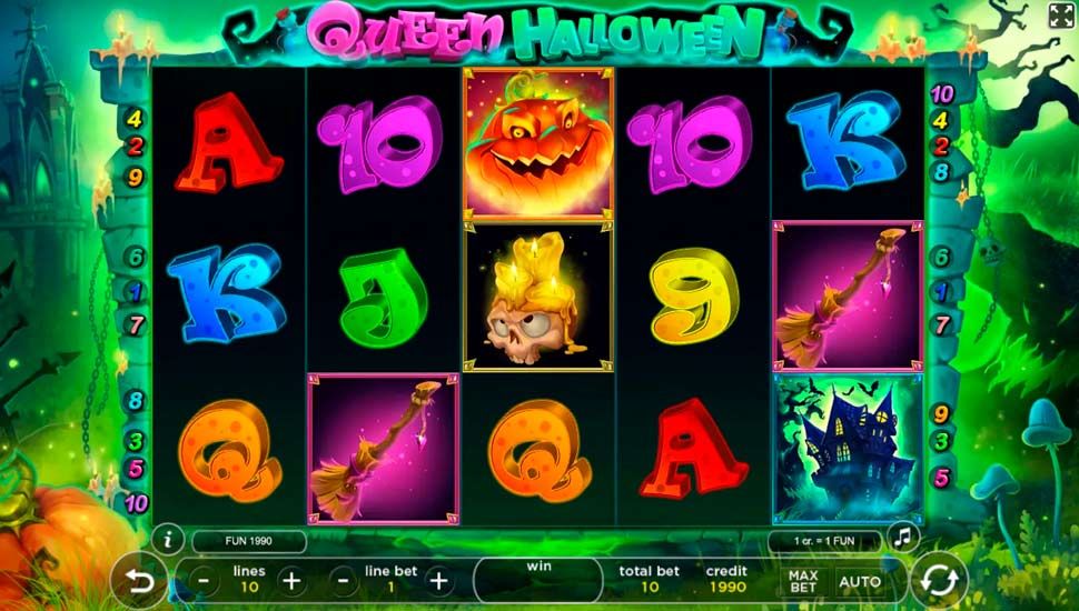 Queen Halloween slot gameplay