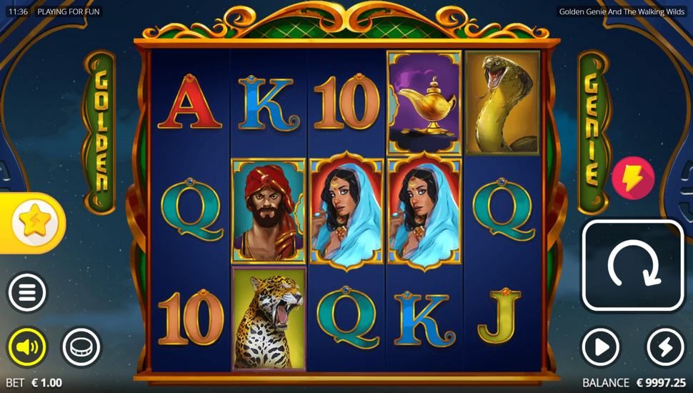 Golden Genie slot gameplay