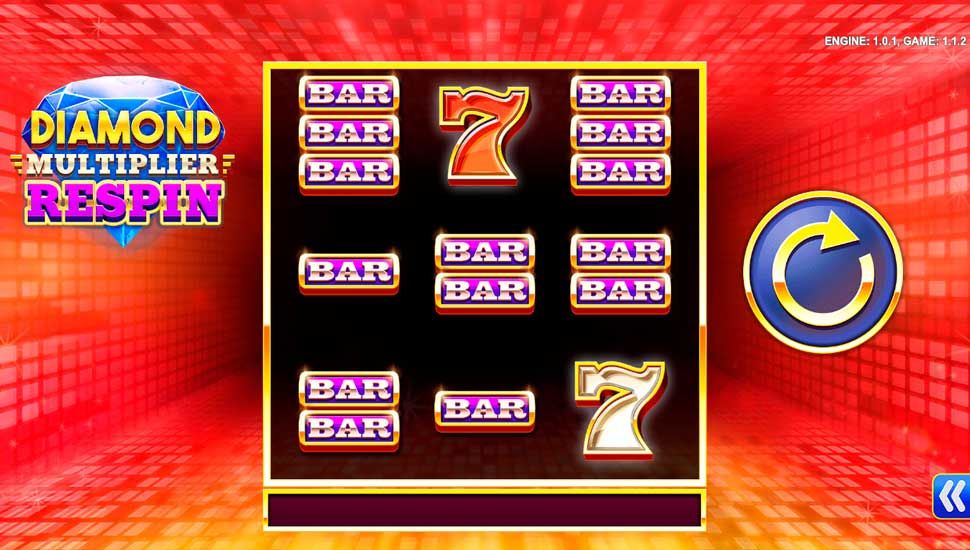 Diamond Multiplier Respin slot gameplay