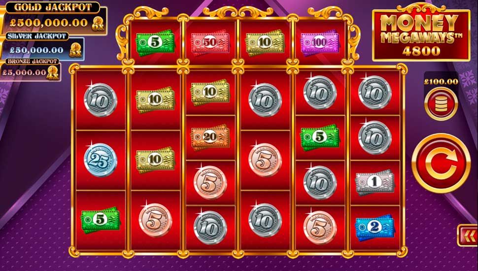 Money Megaways slot gameplay