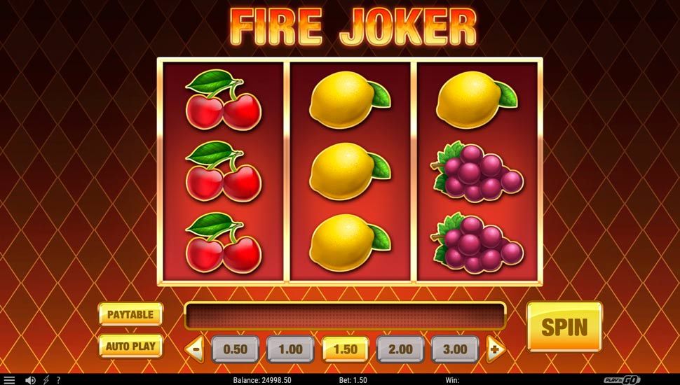 Fire Joker slot gameplay