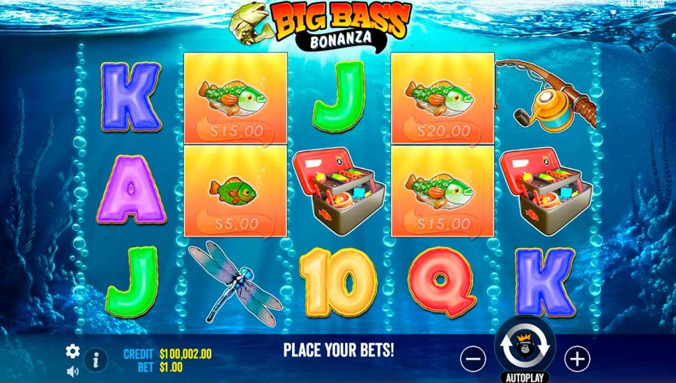 Big Bass Bonanza slot gameplay