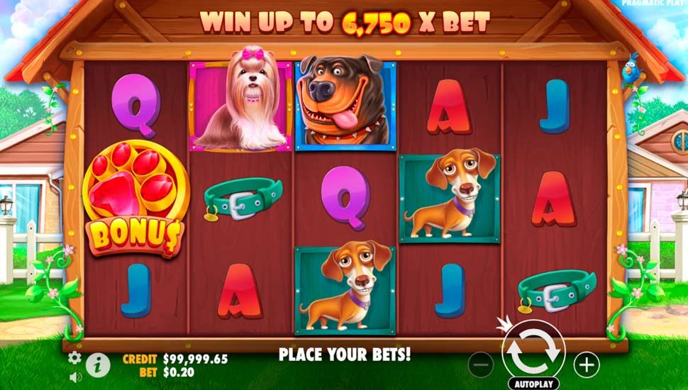 The Dog House slot gameplay