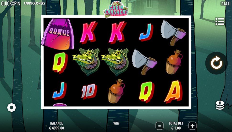 Cabin Crashers slot gameplay