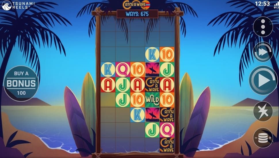 Catch A Wave slot gameplay