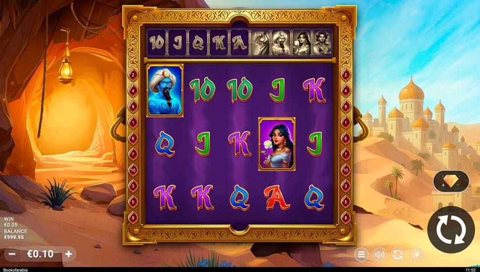 Book of Arabia slot gameplay