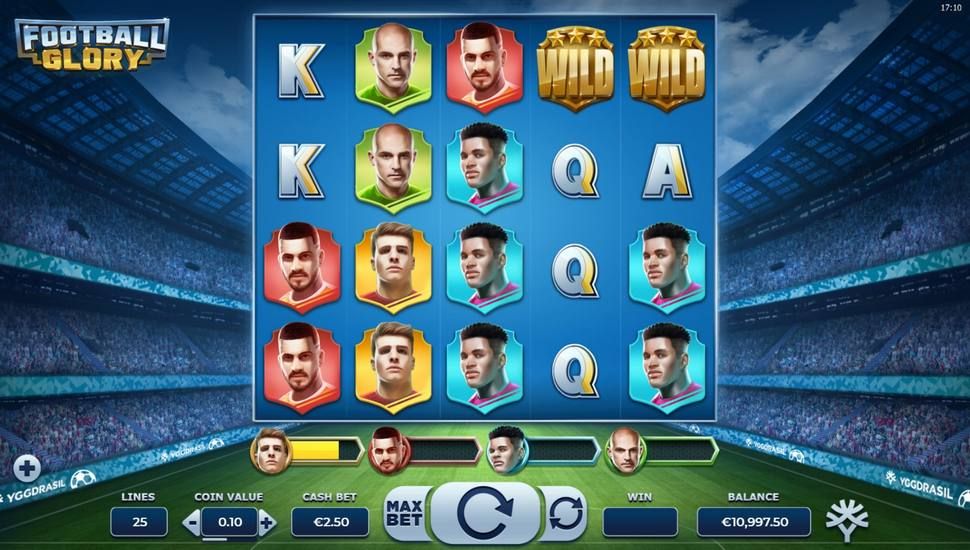 Football Glory slot gameplay