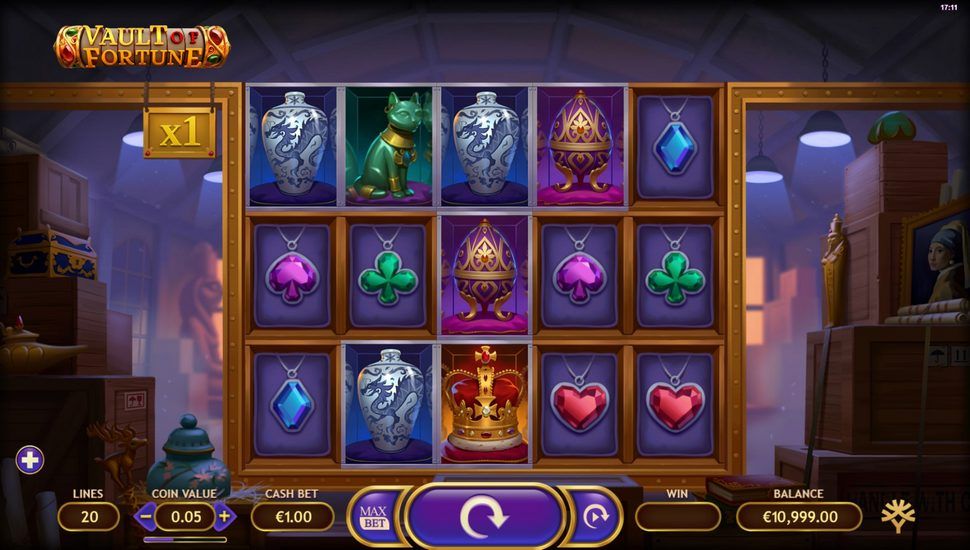 Vault of Fortune slot gameplay